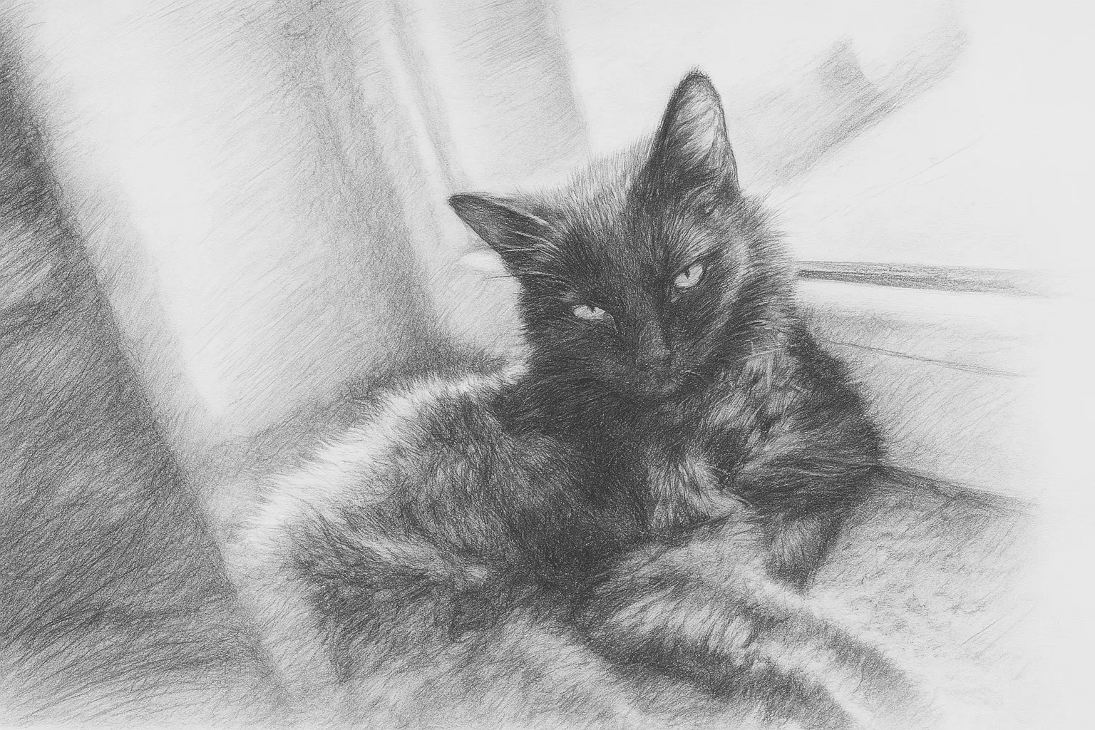 szkic ze zdjecia kot 3