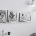 Szkic ze zdjęcia w czarnych ramkach