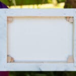 Szkic ze zdjęcia na płótnie - tył