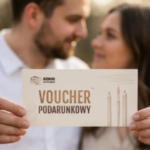 Voucher podarunkowy na szkic ze zdjęcia